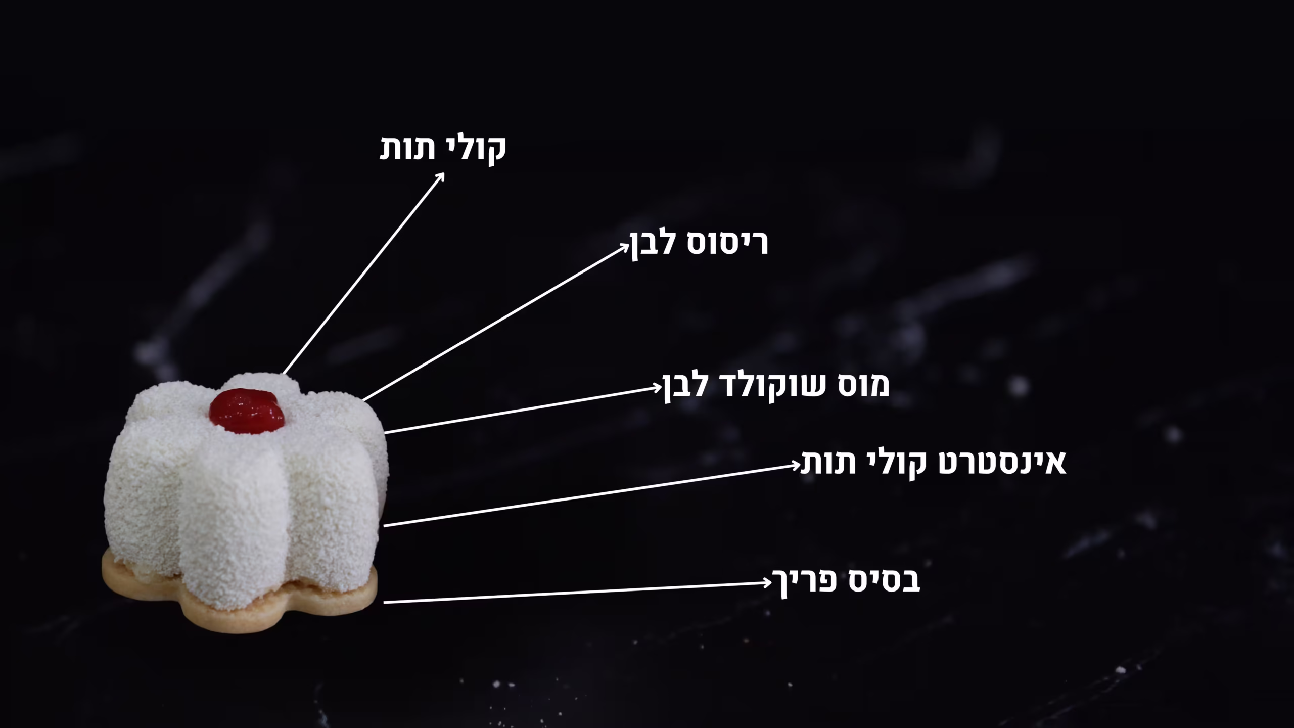 פטיפור תות ווניל ושוקולד לבן